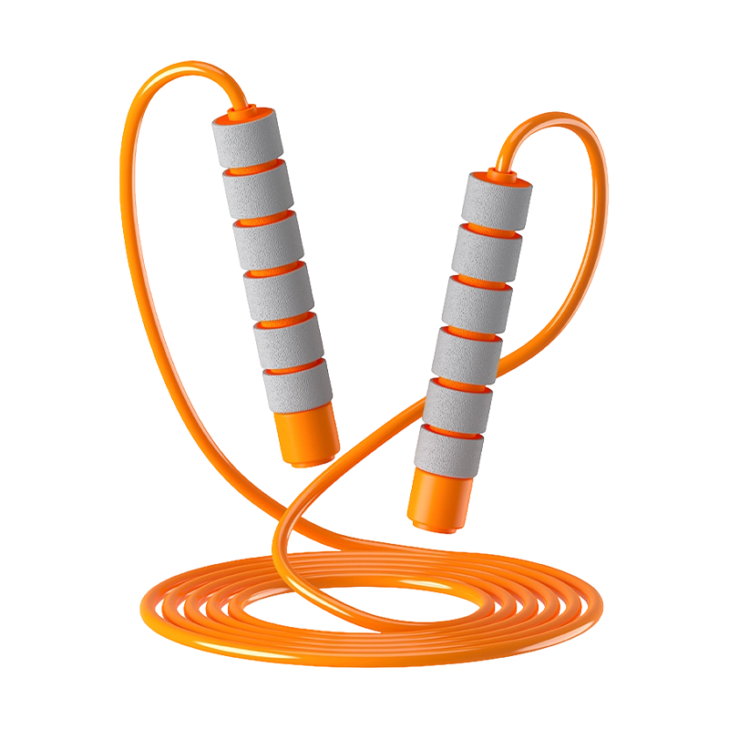 TS-1 PVC Rope Sponge Handle Jump Rope Para sa mga Bata