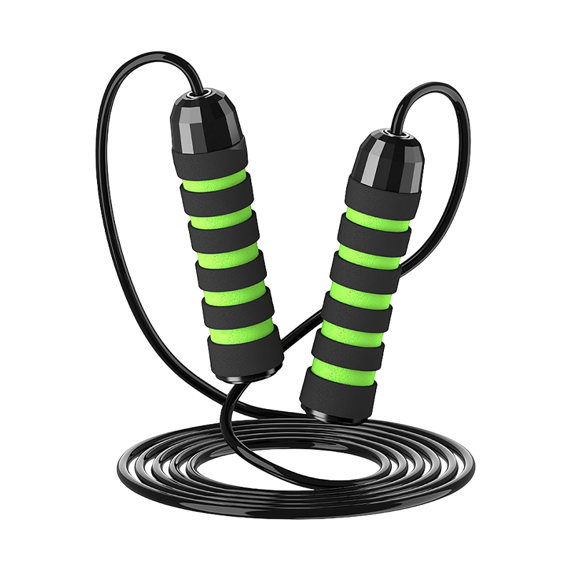 TS-2 5 Slots Sponge Handle Jump Rope Para sa Matanda