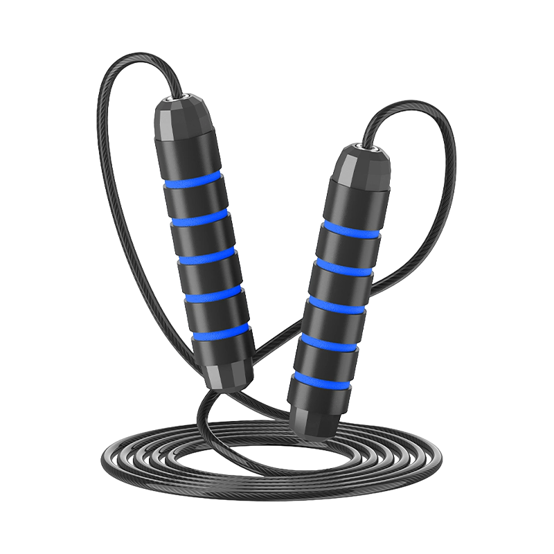 TS-3 Five-Slot Smooth Sponge Handle Jump Rope Para sa Matanda